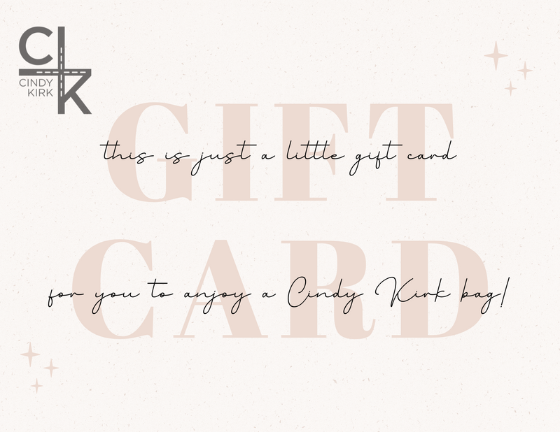 Cindy Kirk Designs Gift Card